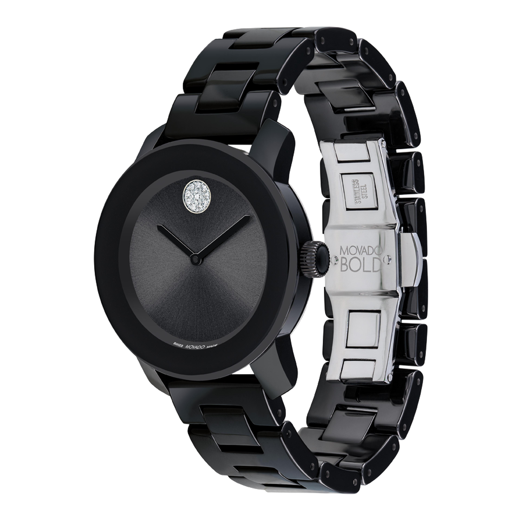 Movado 3600803 นาฬิกาผู้หญิง Bold Ceramic Quartz Women's Watch