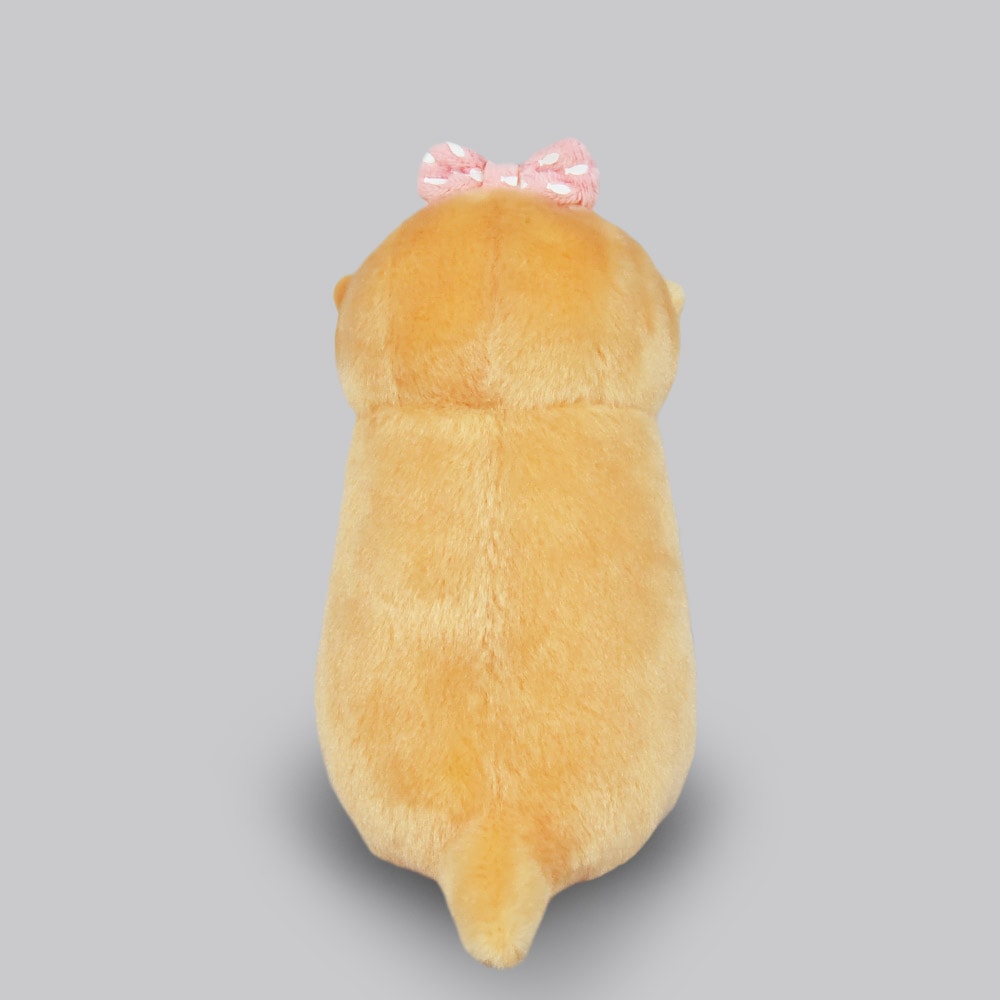 [PRE-ORDER] ตุ๊กตา น้องนาก โบว์สีชมพู นากทะเล Uso-yan Size 8 x 9 x 16 cm นำเข้าจากญี่ปุ่น カワウソうそやんSTウソチャン 704490