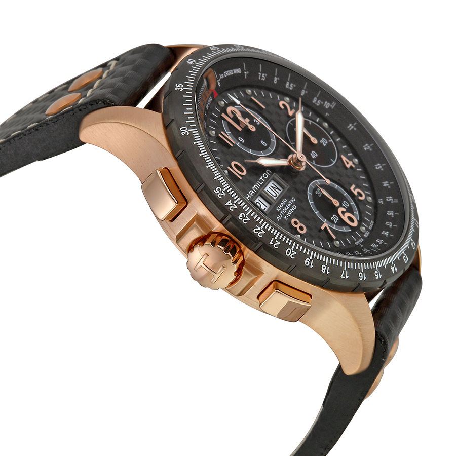 Hamilton H77696793 นาฬิกาผู้ชาย Hamilton รุ่น H77696793, Khaki Aviation X-Wind Auto Chrono Men's Watch