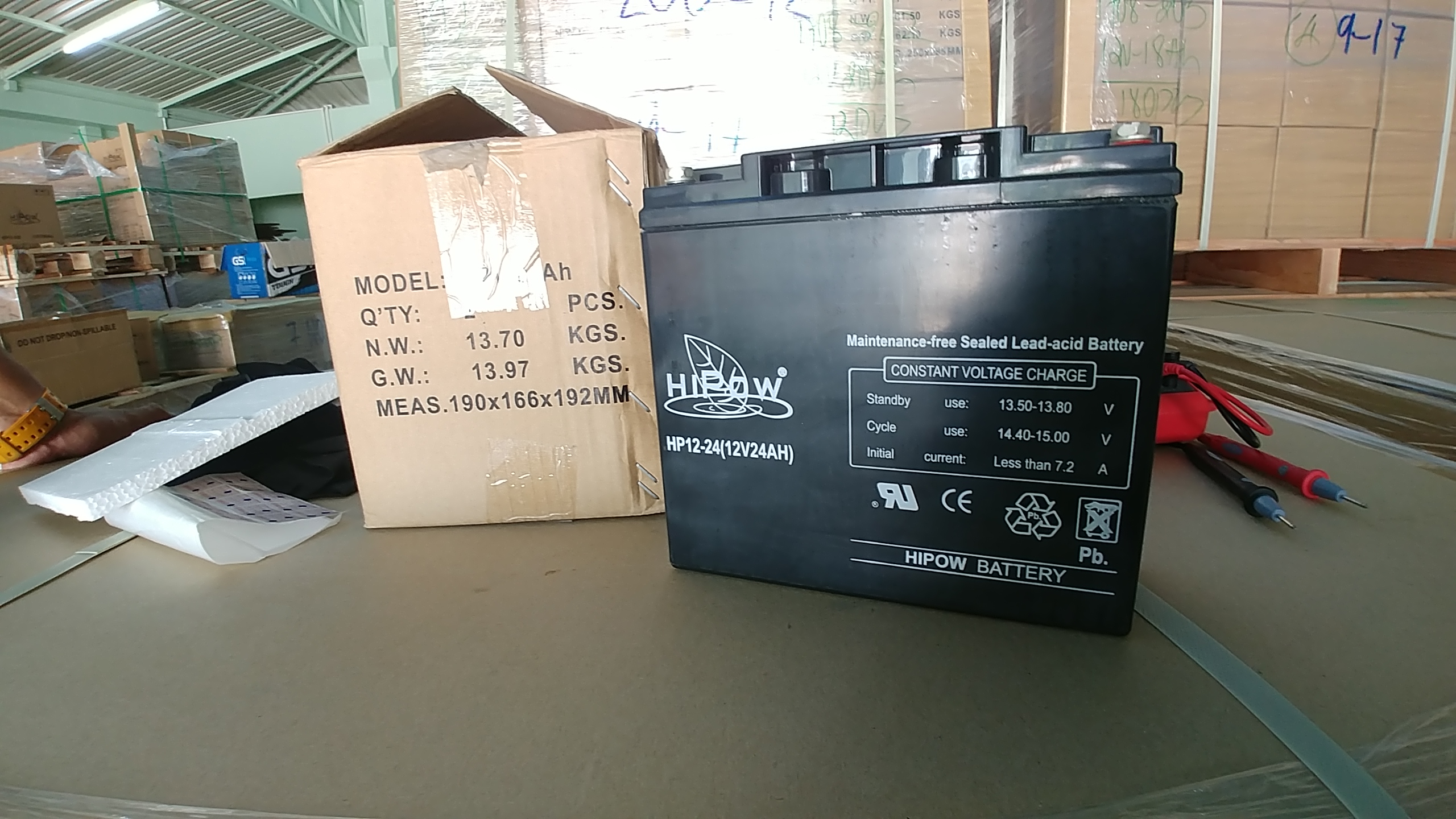 12V 24AH HIPOW ทรง18