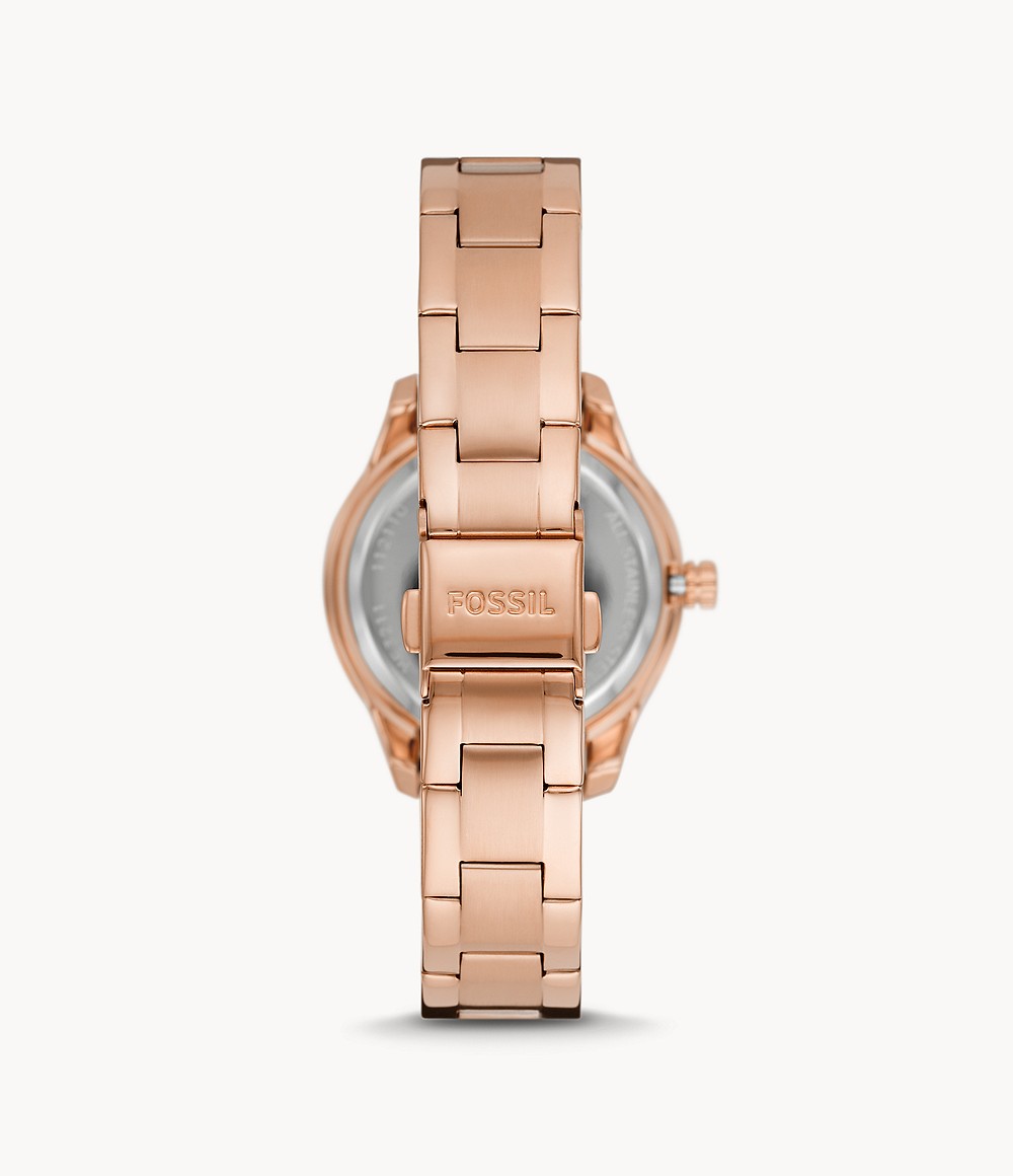 Fossil ME3211 นาฬิกาผู้หญิง Stella Automatic Rose Gold-Tone Women's Watch