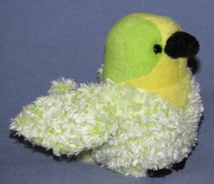 นกน้อย BUDGIE ขนาด 4 นิ้ว (Ganz)