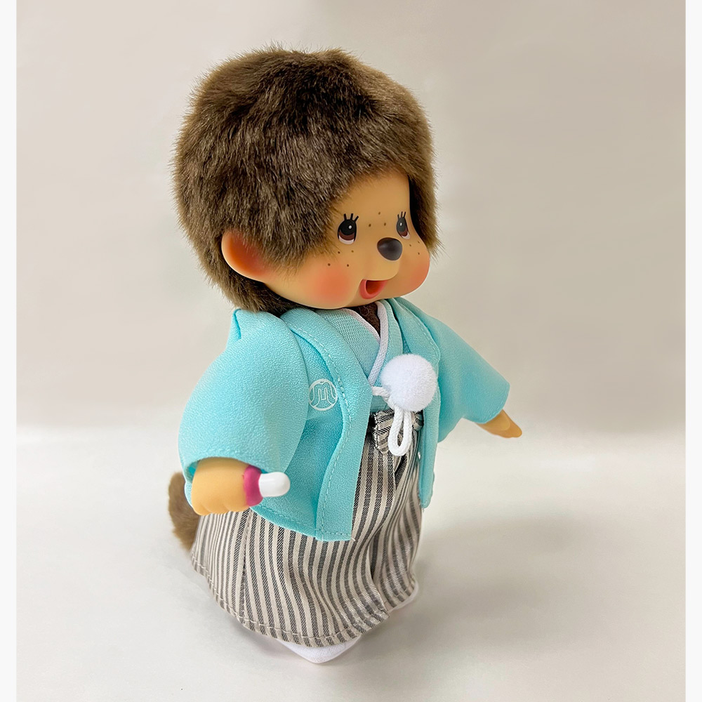 [PRE-ORDER] ตุ๊กตา ม่อนชิชิ ชุดกิโมโน ฮากามะ Size S H20 x W15 x D6 cm Monchichi Hakama S boy นำเข้าจากญี่ปุ่น 紋付袴モンチッチ S 男の子
