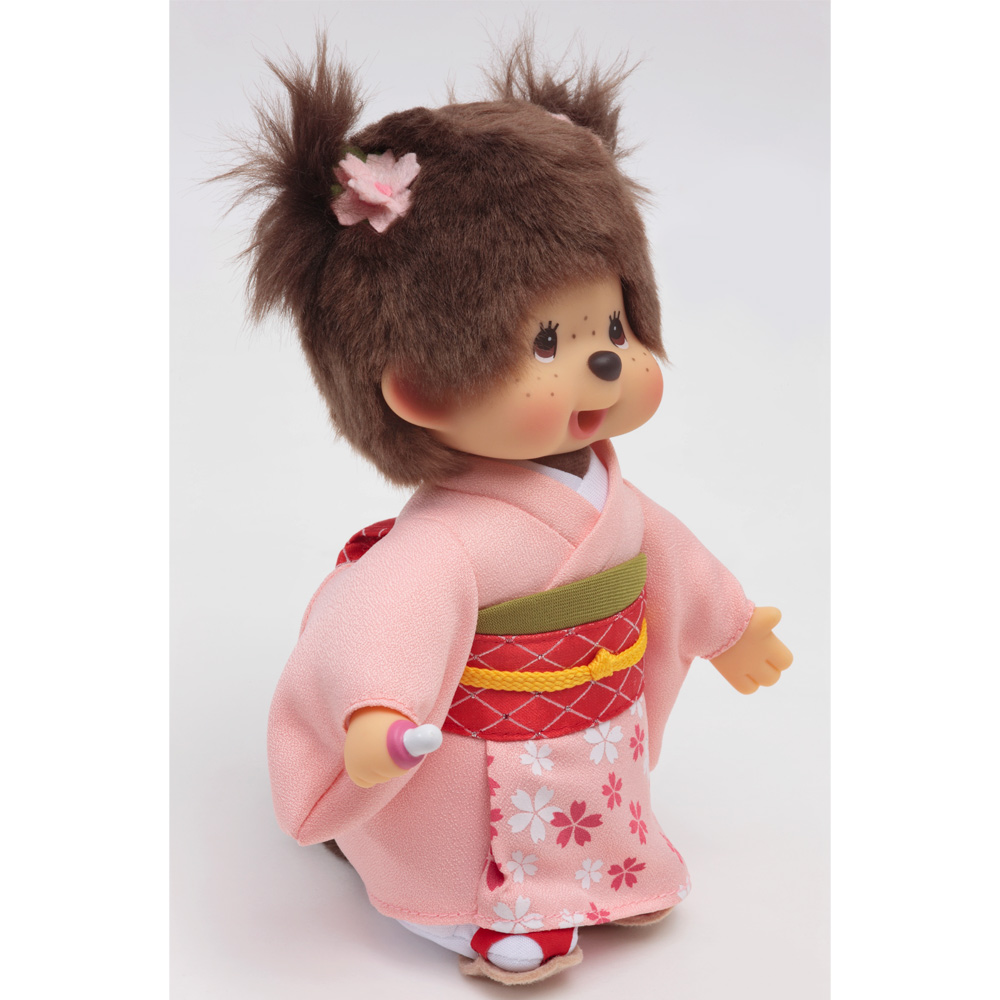 [PRE-ORDER] ตุ๊กตา ม่อนชิชิ กิโมโน ซากุระ Size S ม่อนชิชิจัง Monchhichi Sakura Kimono 11 x 9 x 19 cm นำเข้าจากญี่ปุ่น 桜 モンチッチ