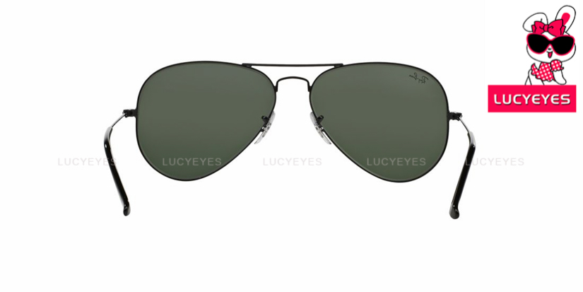 RAYBAN RB3025 L2823 ORIGINAL AVIATOR Size 58 กรอบดำ เลนส์ G-15 4