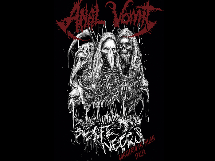 ANAL VOMIT ‘Peste Negra Live Milan’ Tape.