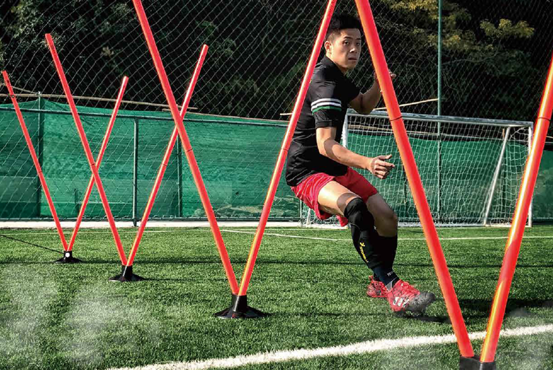 เสาสลาลม 1.6m*25mm 5ชิ้น (ต่อกลาง)ปลาย 2in1