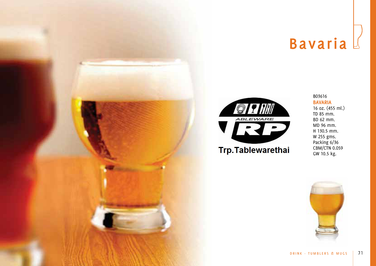 แก้วเบียร์วีว่าฟู้ดเทด,Viva Footed Beer Glass,รุ่น B16315,ความจุ 14 3/4 oz.420 ml,กว้าง 80 mm.สูง 240 mm,แพ็ค 6/24 ใบ/ลัง