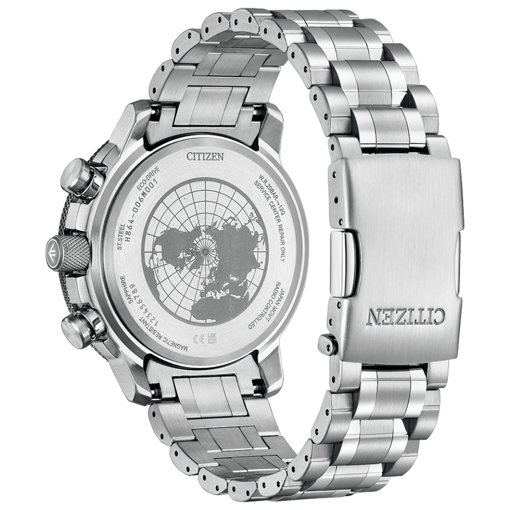 Citizen BY3006-53E นาฬิกาผู้ชาย Eco-Drive Promaster GEOTrekker Radio Controll Men's Watch