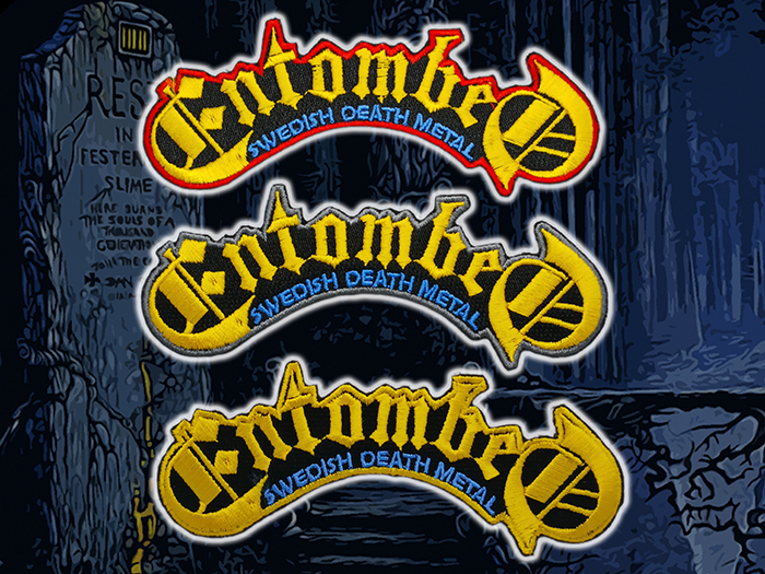 ENTOMBED 'Logo' Embroidered Patch อาร์มแบบปัก