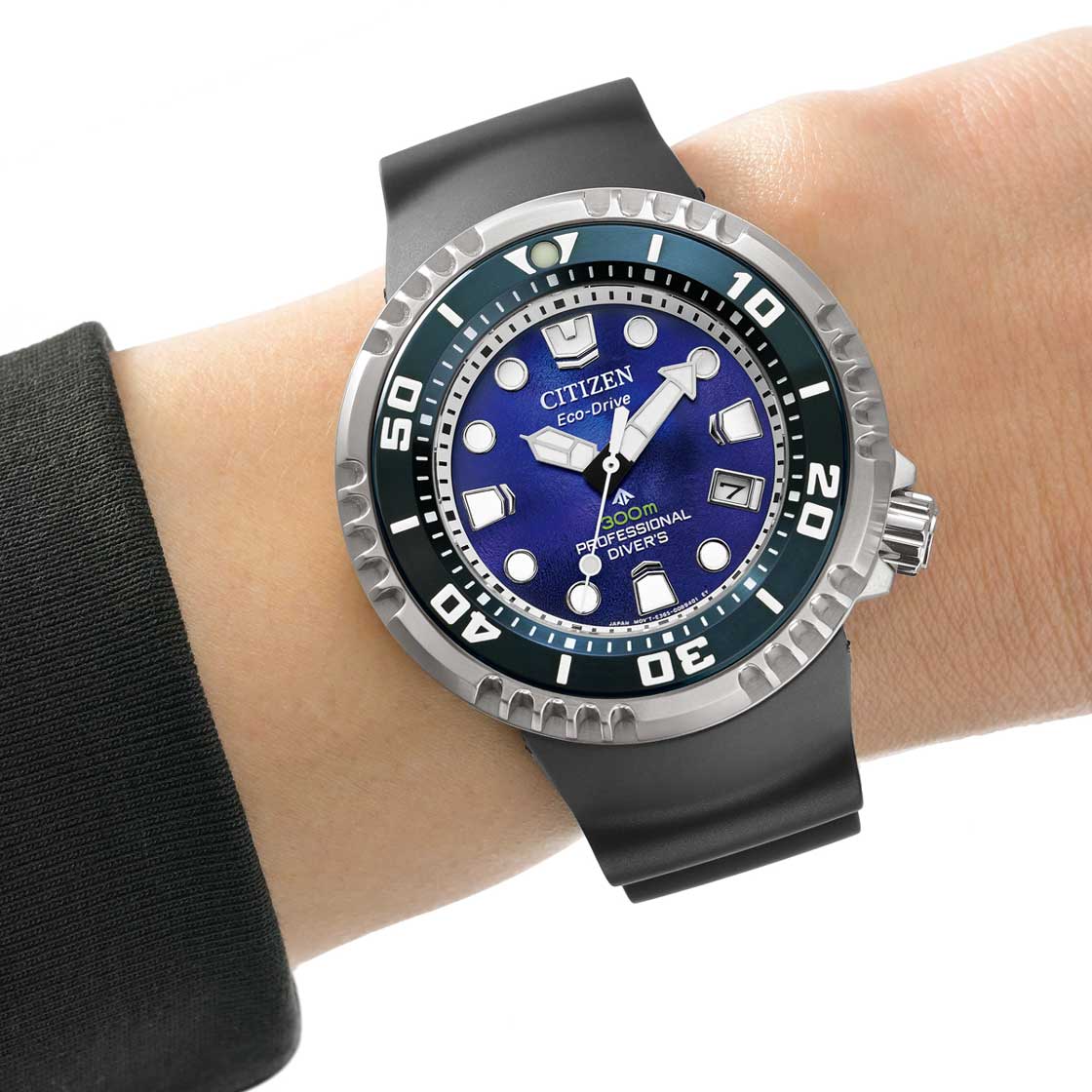 Citizen BN1025-08L นาฬิกาผู้ชาย Promaster Diver 300m Eco-Drive Unite with Blue Limited 4800Pcs Men's Watch