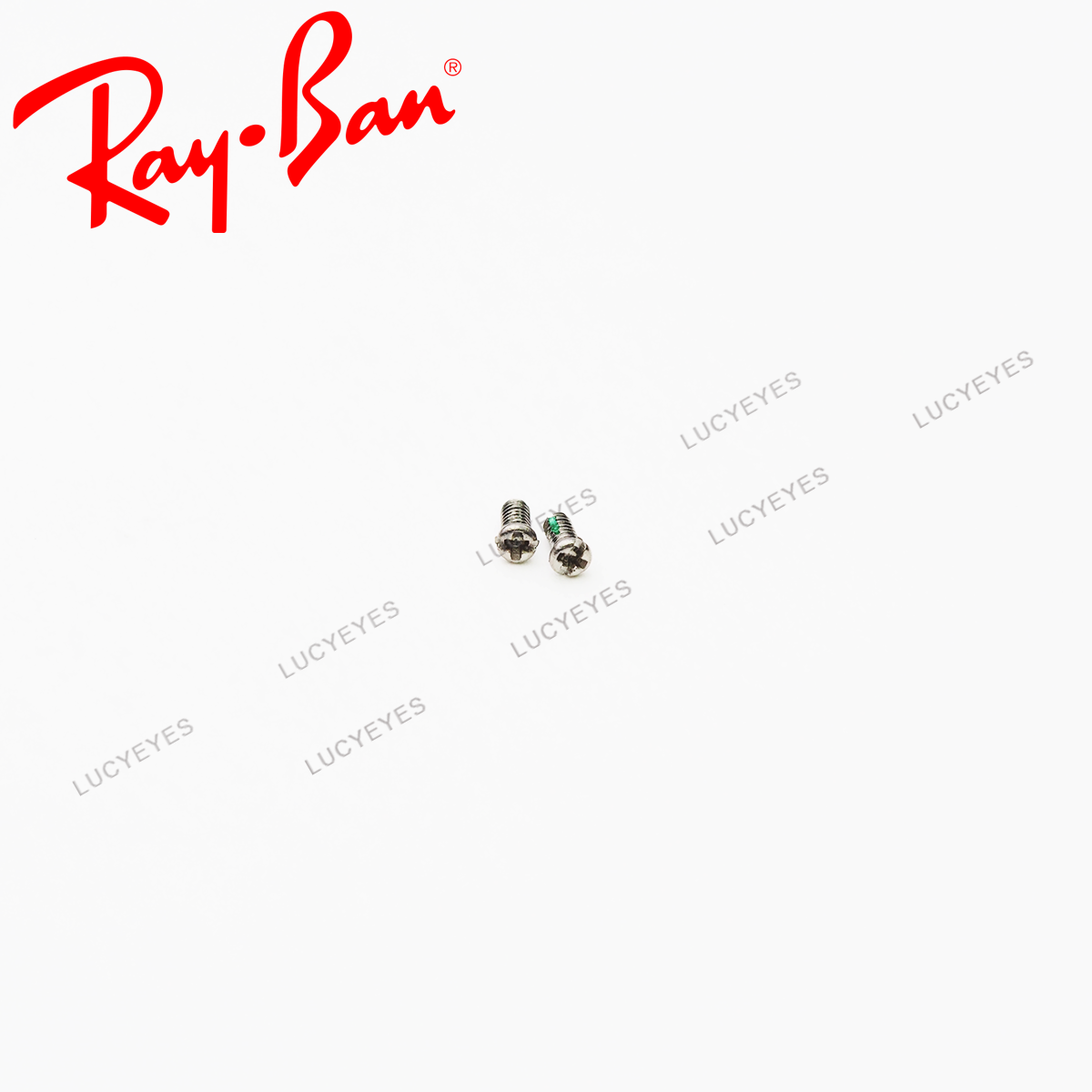 น๊อตแว่น RAYBAN แท้ 100% RB3016, CLUBMASTER น๊อตยึดเลนส์ สีเงิน