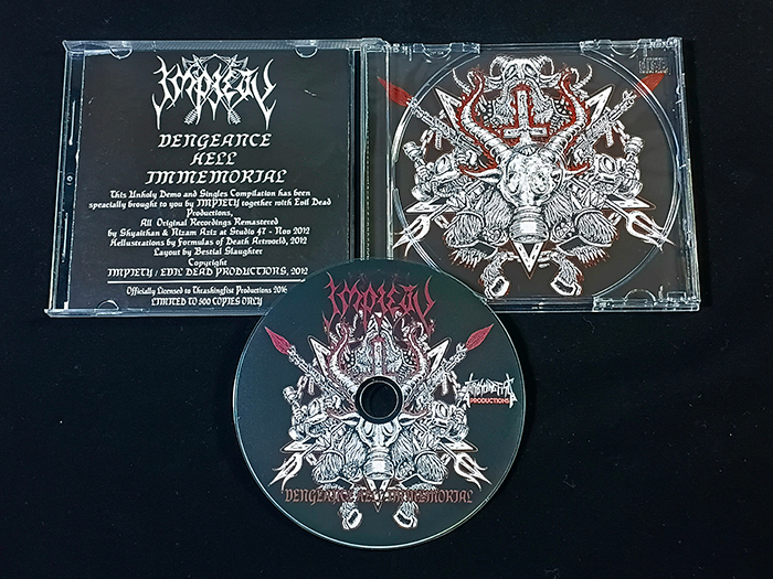 IMPIETY 'Vengeance Hell Immemorial' CD