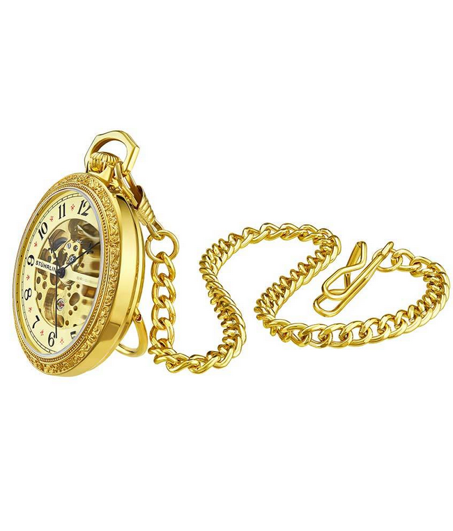 Stuhrling Original 979.03 นาฬิกาพก Hand-wind Pocket Watch