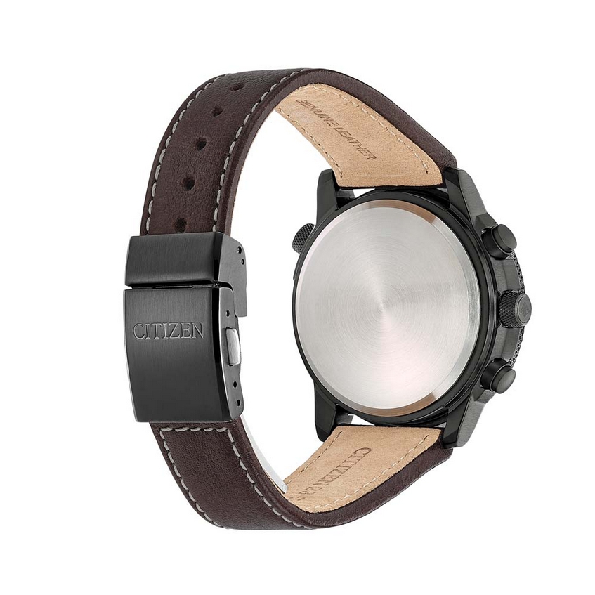 Citizen CB5865-15E นาฬิกาผู้ชาย Eco-Drive Promaster Sky Radio Controlled Chronograph Perpetual World Time Men's Watch