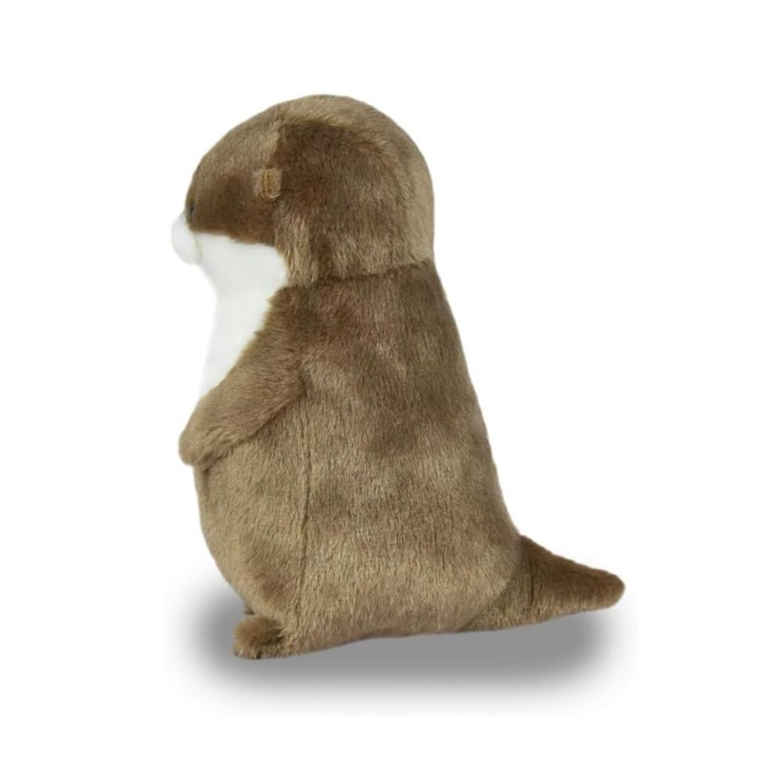 [PRE-ORDER] ตุ๊กตา น้องนาก สีน้ำตาลเข้ม นากทะเล Uso-yan Size 8 x 9 x 16 cm นำเข้าจากญี่ปุ่น カワウソうそやんST うそべえ 703502