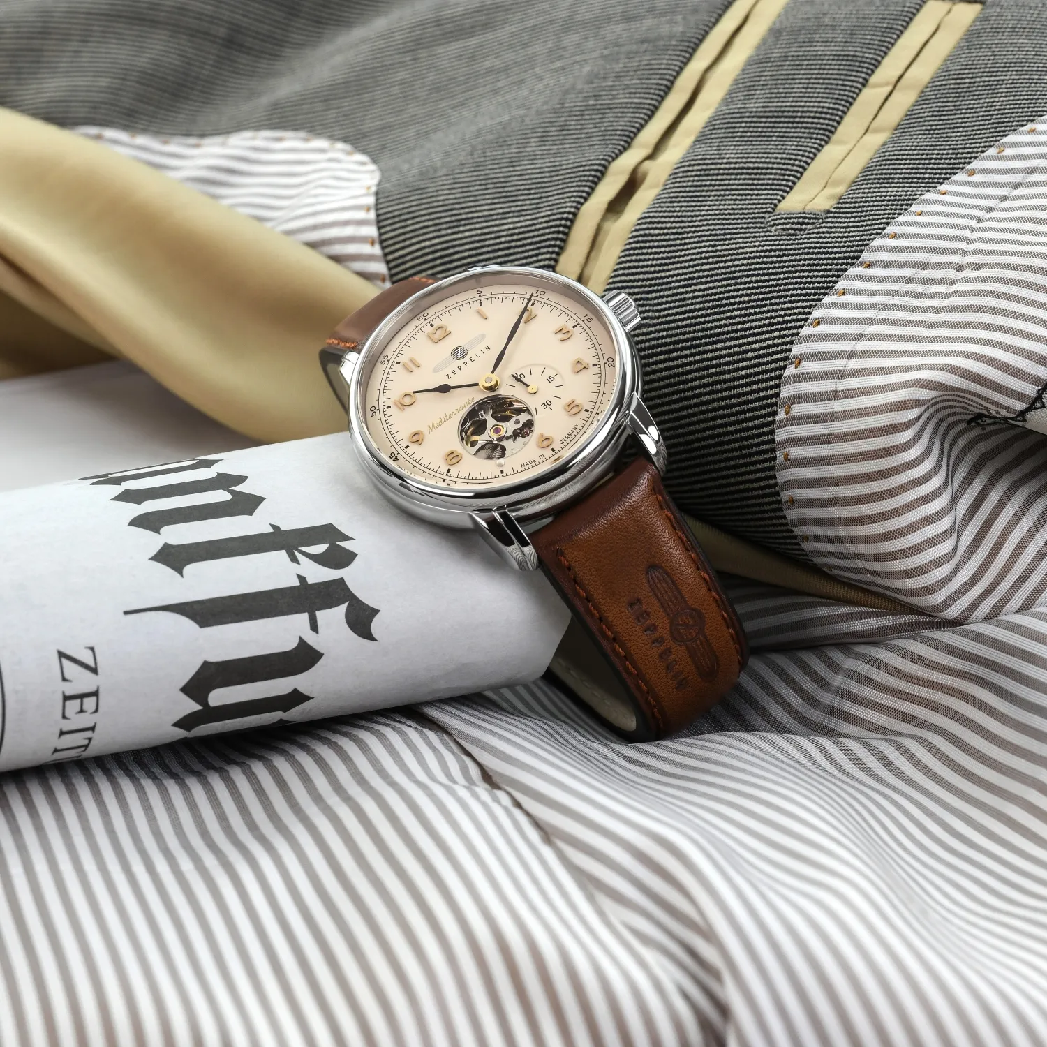 Zeppelin 9666-5 นาฬิกาผู้ชาย Automatic Men's Watch