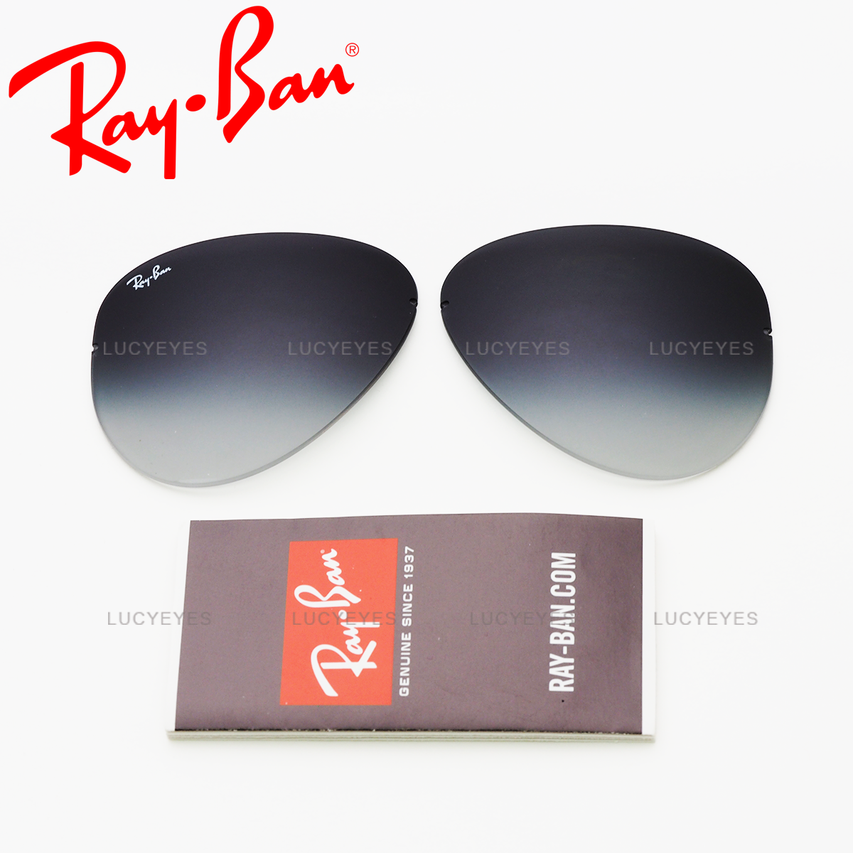 เลนส์ RAYBAN แท้ 100% RB3460 เลนส์สีเทาไล่สี