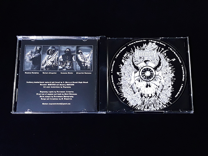 HEGEMONY 'Enthroned by Persecution' CD