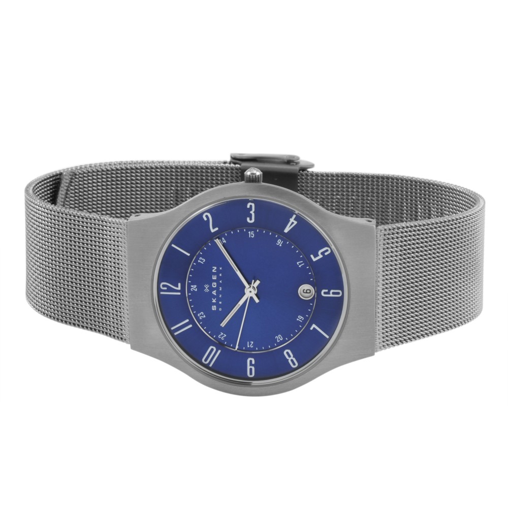 Skagen 233XLTTN นาฬิกาผู้ชาย Skagen รุ่น 233XLTTN, Grenen Titanium Gray Men's Watch