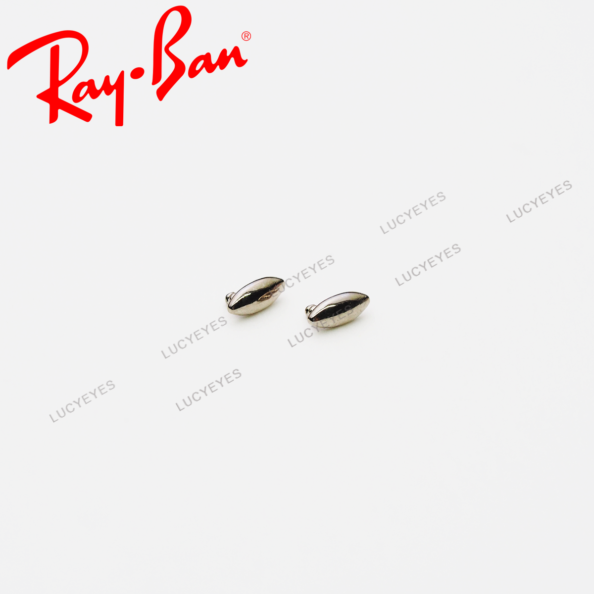 น๊อตเม็ดข้าว RAYBAN แท้ 100% RB4175 877, CLUBMASTER OVERSIZED, RB4190, CLUBMASTER SQUERE สีเงิน