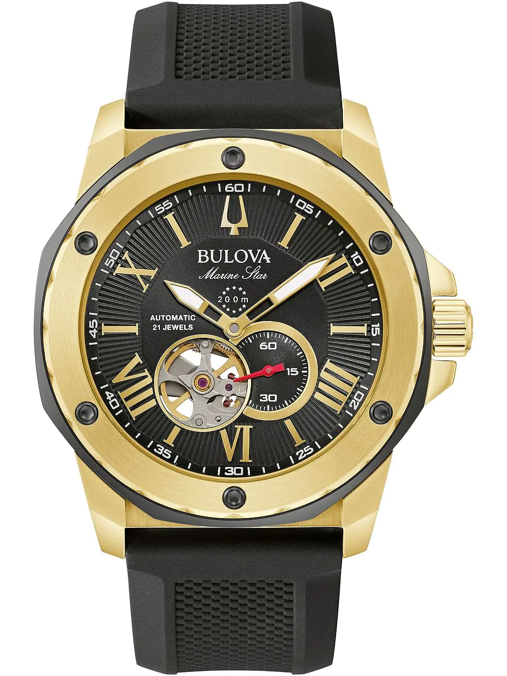 Bulova 98A272 นาฬิาผู้ชาย Marine Star Automatic Men's Watch