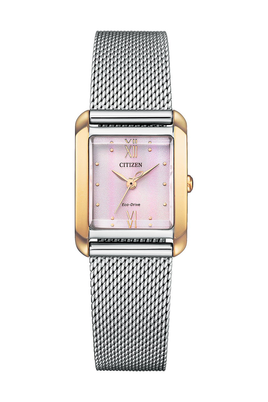 Citizen EW5596-66X นาฬิกาผู้หญิง Eco-Drive Citizen L Women's Watch + 2 สาย