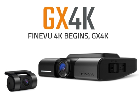 กล้องติดรถยนต์ FineVu GX4K กล้องติดรถ 4K สุดคุ้มจากประเทศเกาหลี