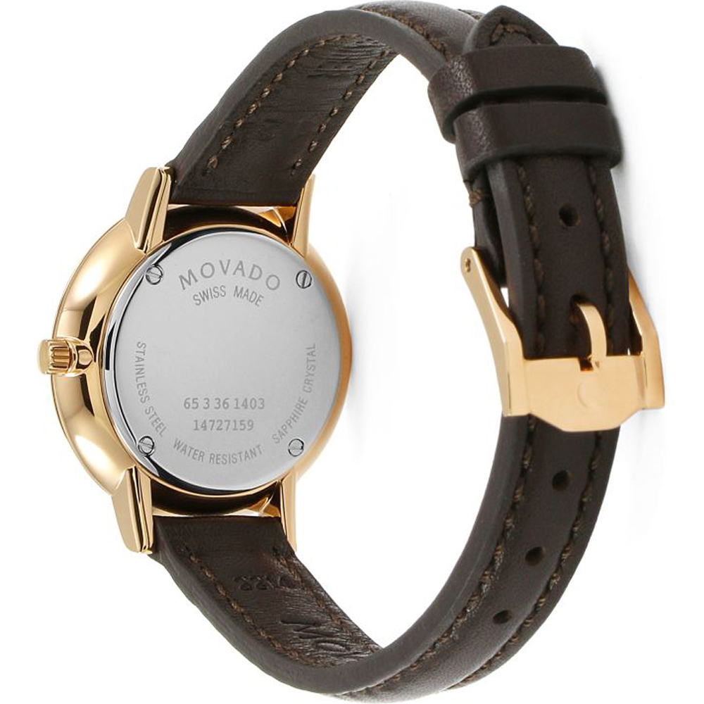 Movado 0607096 นาฬิกาผู้หญิง Ultra slim Quartz Women's Watch