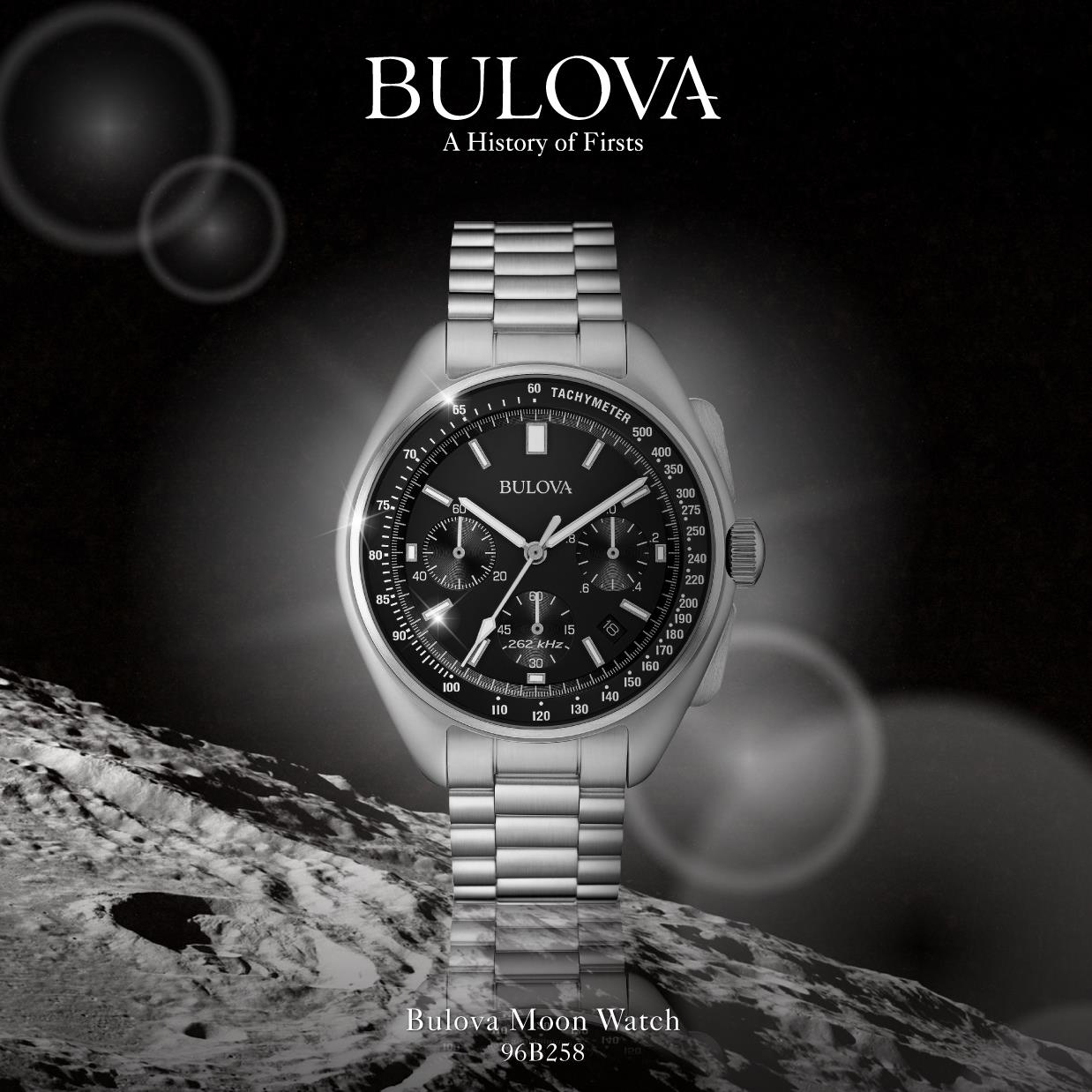 Bulova 96B258 นาฬิาผู้ชาย Special Edition Lunar Pilot Chronograph Men's Watch