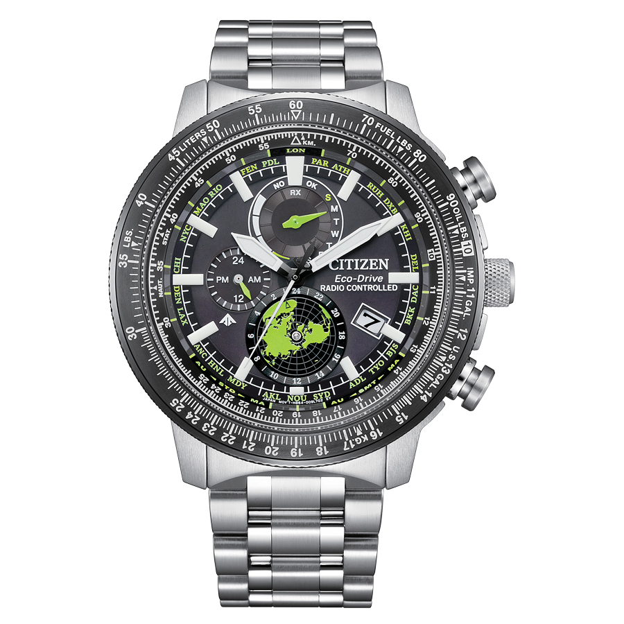 Citizen BY3006-53E นาฬิกาผู้ชาย Eco-Drive Promaster GEOTrekker Radio Controll Men's Watch