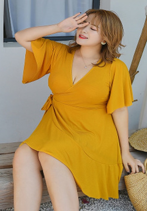 ชุดว่ายน้ำคนอ้วน วันพีช 9xl แบบกระโปรงพร้อมส่ง :ชุดว่ายน้ำไซส์ใหญ่เที่ยวทะเลสีเหลืองผูกโบว์ด้านข้าง มีกางเกงขาสั้นใส่ด้านใน แบบสวยมากๆจ้า :รอบอก48 - 60 นิ้ว - เอว42 -52 นิ้ว- สะโพก48 - 60 นิ้ว