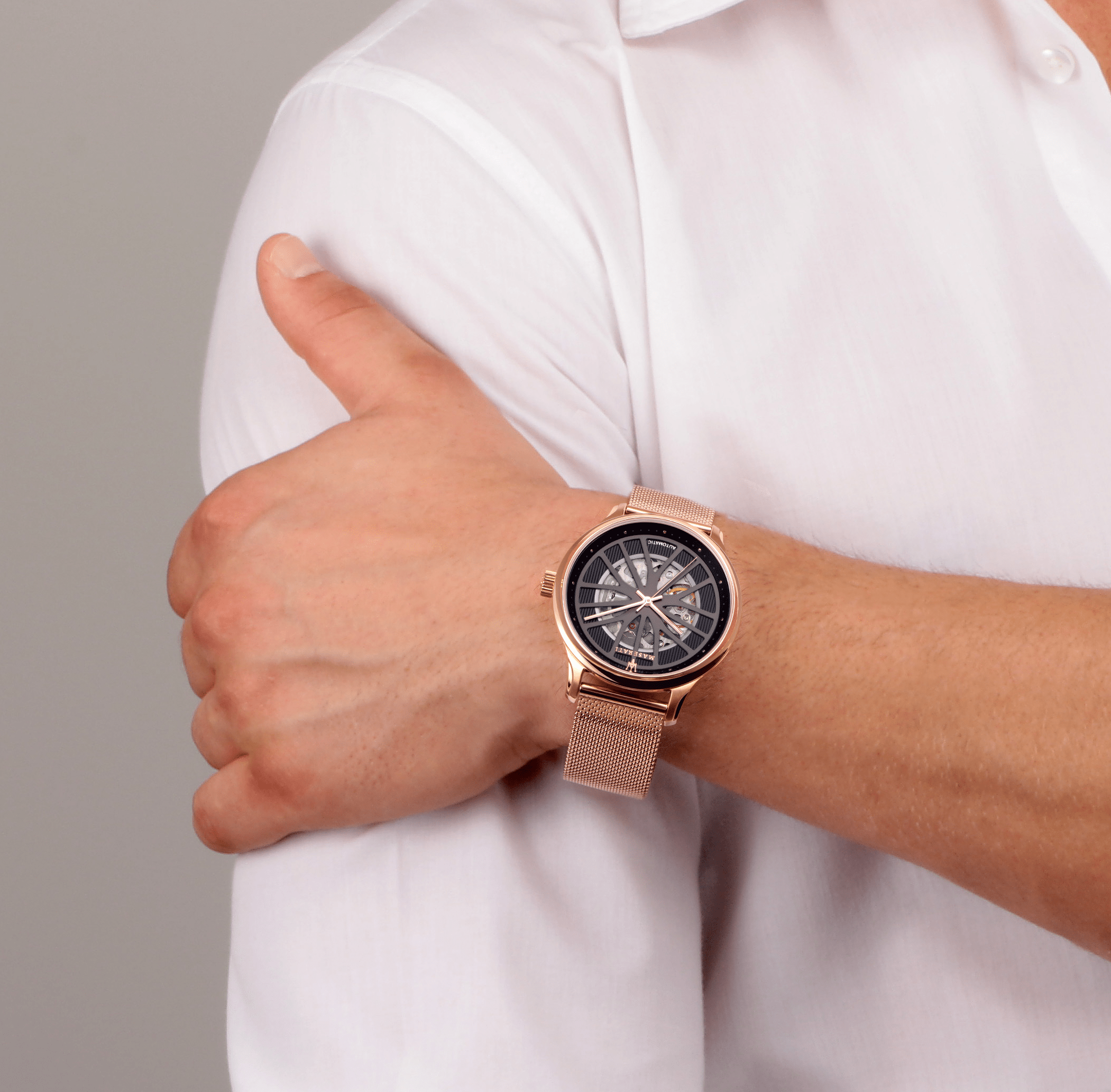 Maserati R8823136001 นาฬิกาผู้ชาย Gentleman Mechanic Automatic Men's Watch