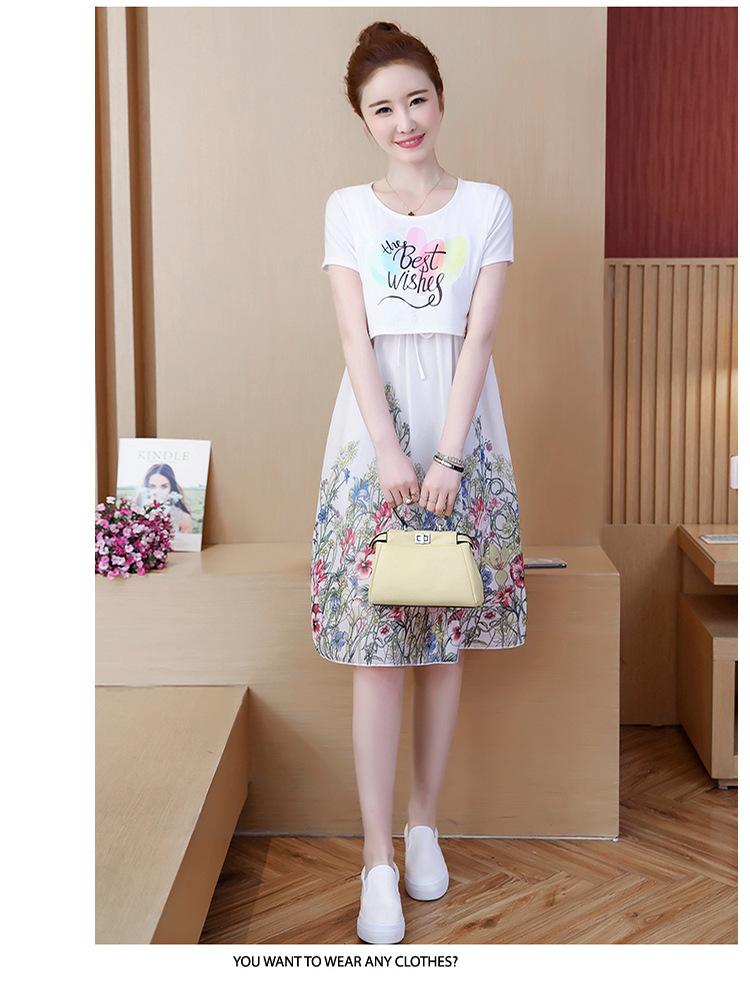 ชุดคลุมท้องเปิดให้นม ผ้านิ่ม เปิดให้นมสะดวก มีเชือกผูกปรับขนาดครรภ์ แบบนี้น่ารักโดนใจ M L XL XXL