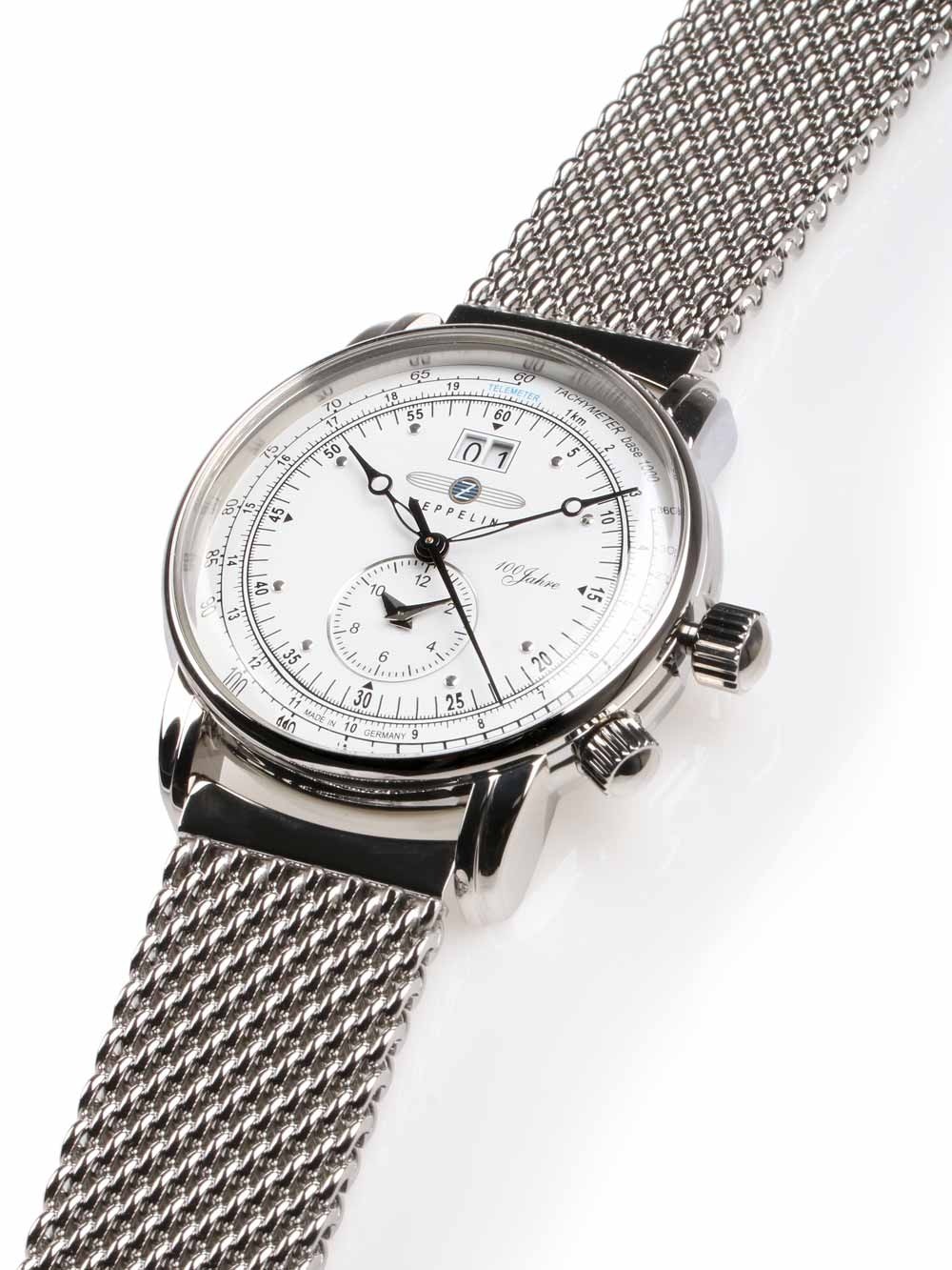 Zeppelin 7640M-1 นาฬิกาผู้ชาย Series 100 Years ED.1 Quartz Men's Watch Made In Germany