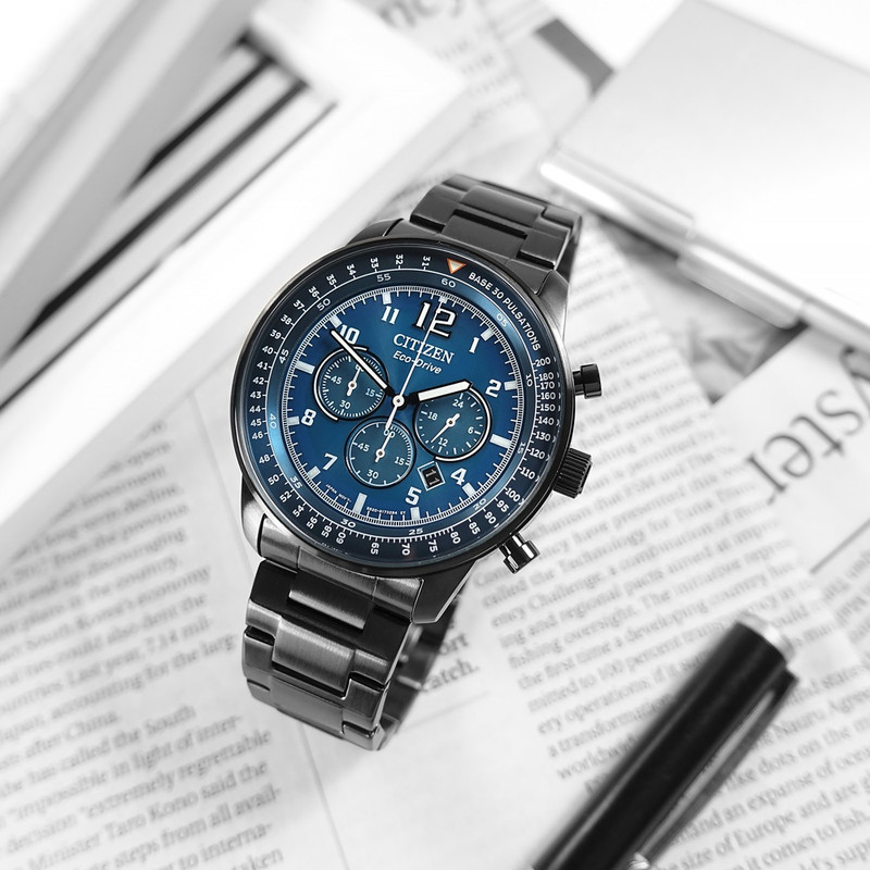 Citizen CA4505-80L นาฬิกาผู้ชาย Eco-Drive Chronograph Men's Watch