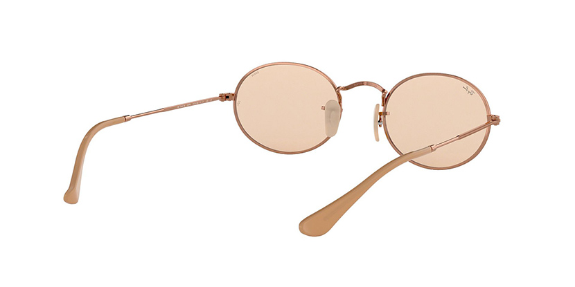 RayBan RB3547N 9131/0Z OVAL FLAT LENSES