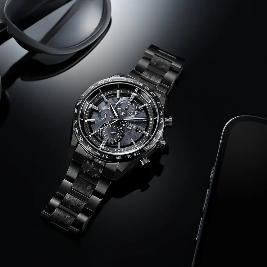 Citizen AT8287-62E นาฬิกาผู้ชาย ATTESA HAKUTO-R Radio Controlled Titanium Eco-Drive Men's Watch Limited 2900 Pcs