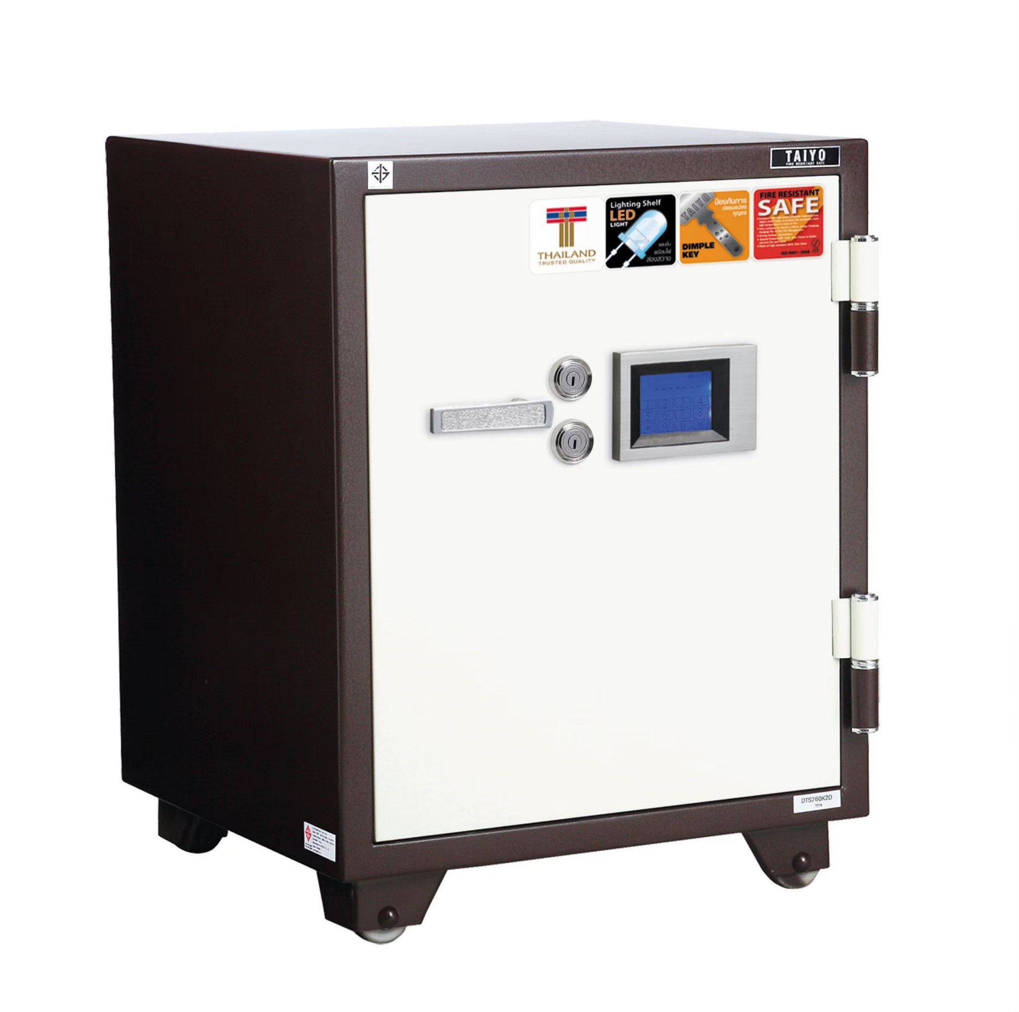 ตู้เซนิรภัย รุ่นพิเศษระบบสัมผัส TAIYO DTS-760 K2D 150Kg