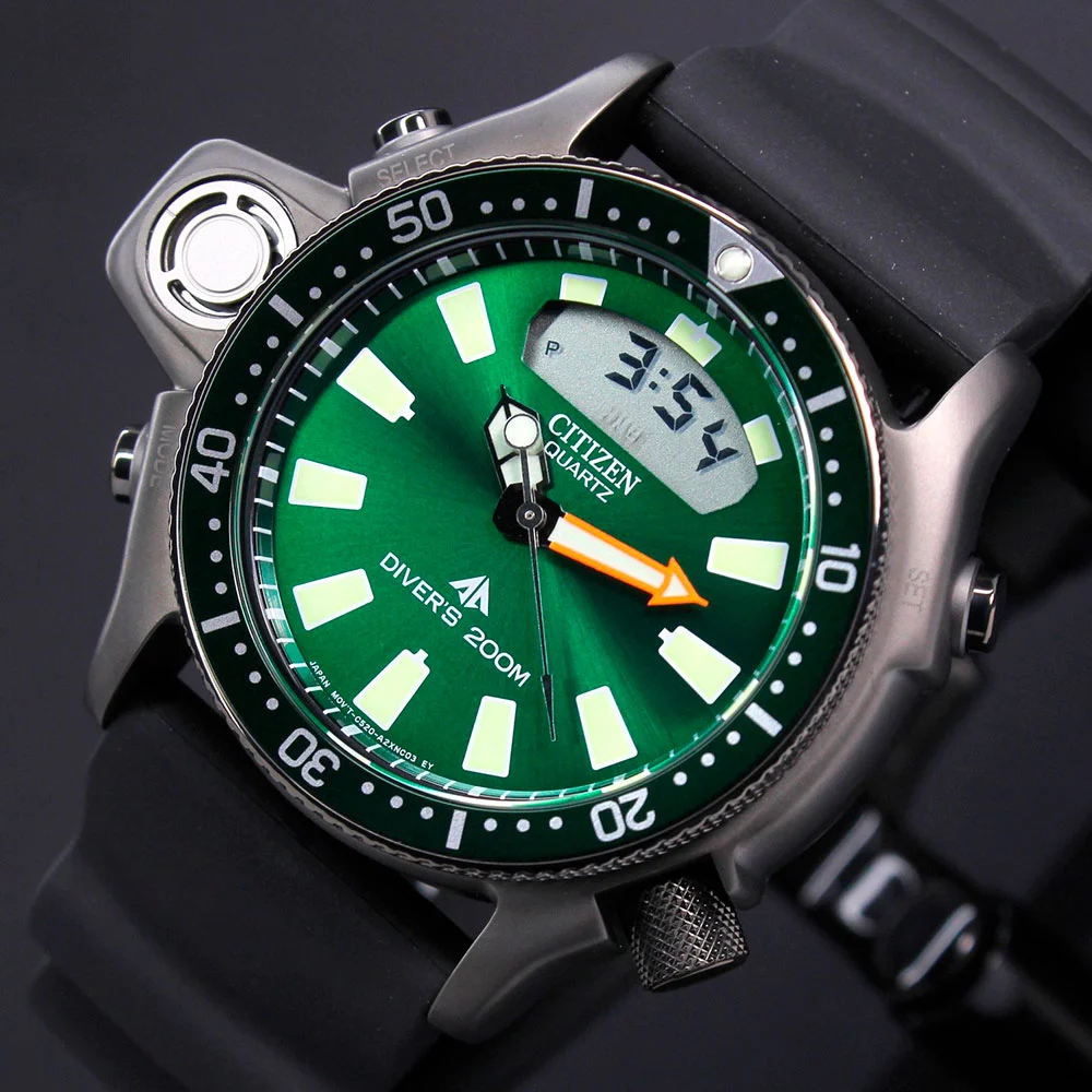 Citizen JP2007-17X นาฬิกาผู้ชาย Promaster Aqualand Diver Limited Edition 7500 Pcs. Men's Watch