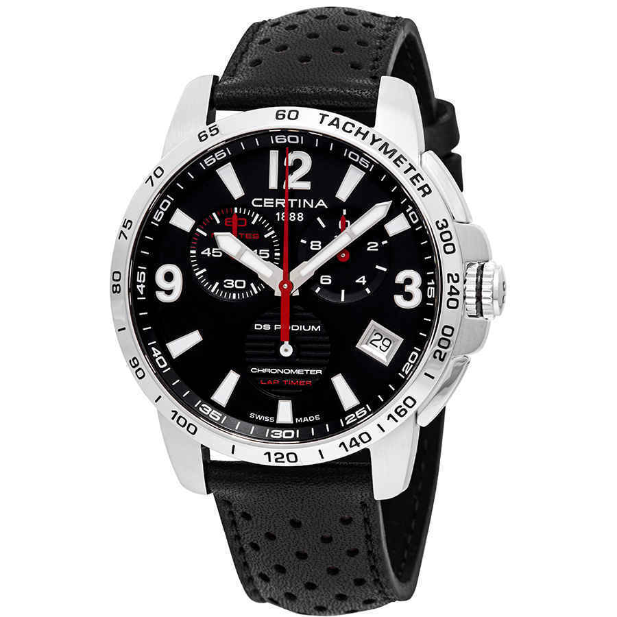 Certina C034.453.16.057.00 นาฬิกาผู้ชาย DS Podium Chronograph Chronometer Lap Timer Quartz Men's Watch