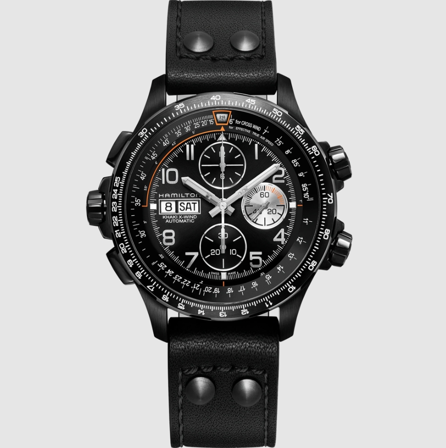 Hamilton H77736733 นาฬิกาผู้ชาย KHAKI AVIATION X-WIND AUTO CHRONO Men's Watch