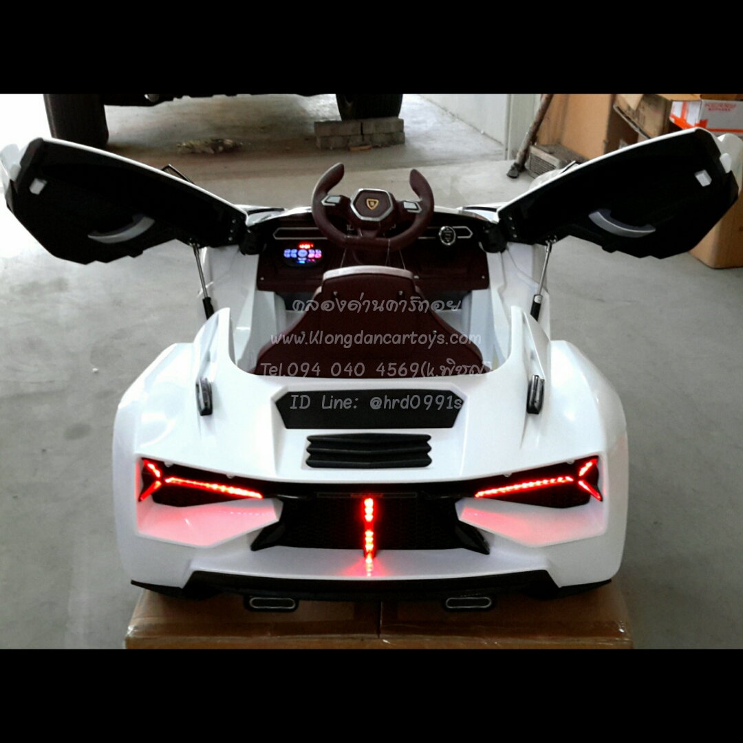💢รุ่นใหม่ปี2021💢รถเด็กแบตเตอรี่แลมโบกินีTerzoMillennio💥ใช้มือถือบังคับได้ มีบูลทูธเพลงกับมือถือได้ โยกได้ งานสวยมาก💥(3มอเตอร์2แบต, ออกตัวสมูท, เล่นUSB SD MP3, รีโมทบูลทูธ, มีโช้ค, ประตูปีกนกมีโช้คอัพ, มีที่ลากจูง)