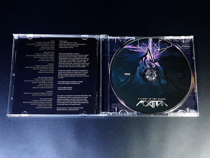 MORTTICIA'A Light In The Black' CD.