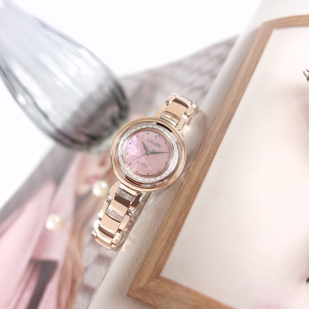 Citizen EM0904-58W นาฬิกาผู้หญิง Citizen L Eco-Drive Diamonds Women's Watch