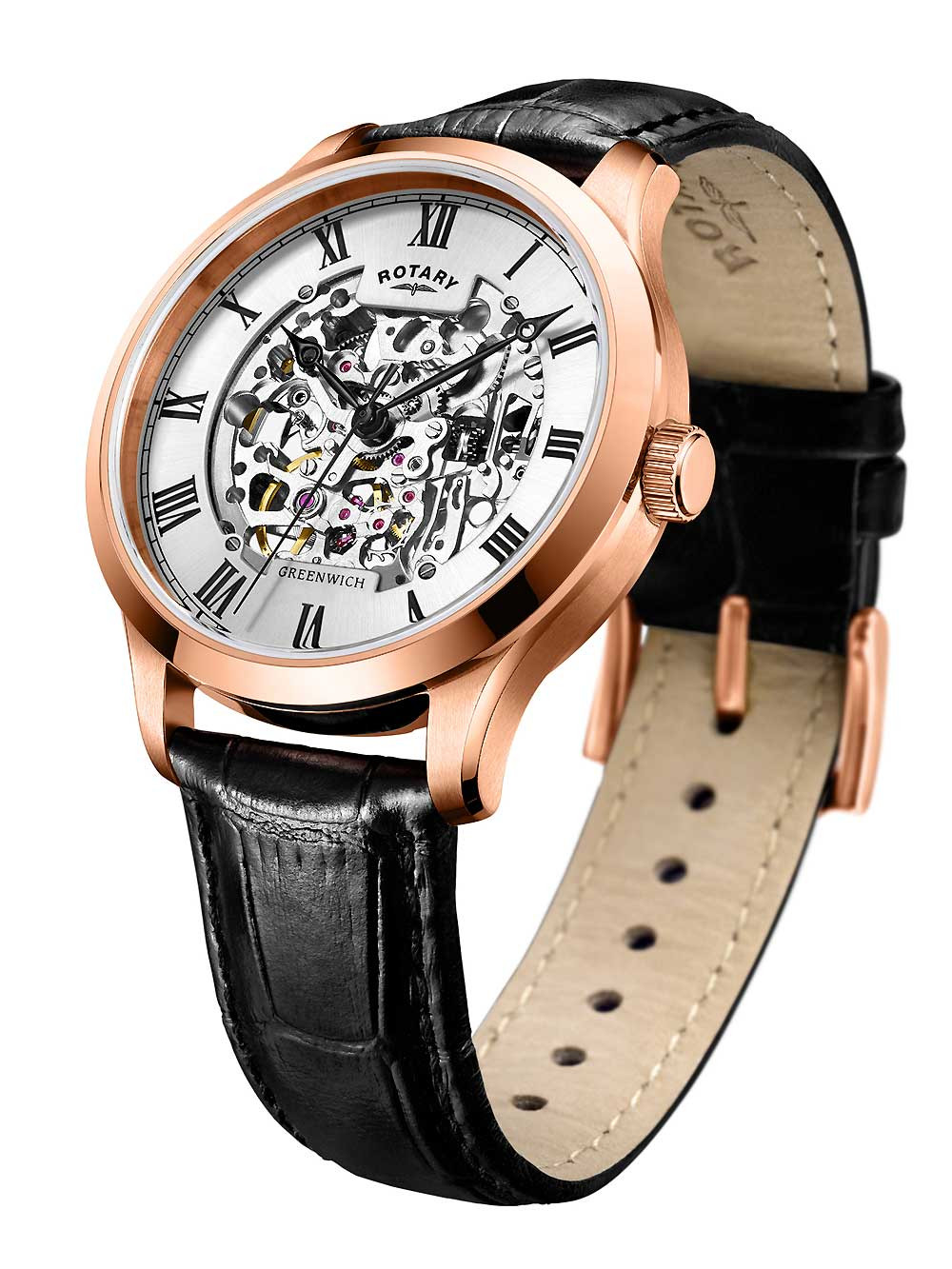 Rotary GS02942.01 นาฬิกาผู้ชาย SKELETON AUTOMATIC Men's Watch