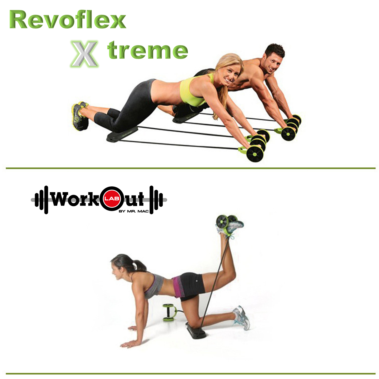 Revoflex Xtreme ยางยืด + ลูกกลิ้ง Six Pack