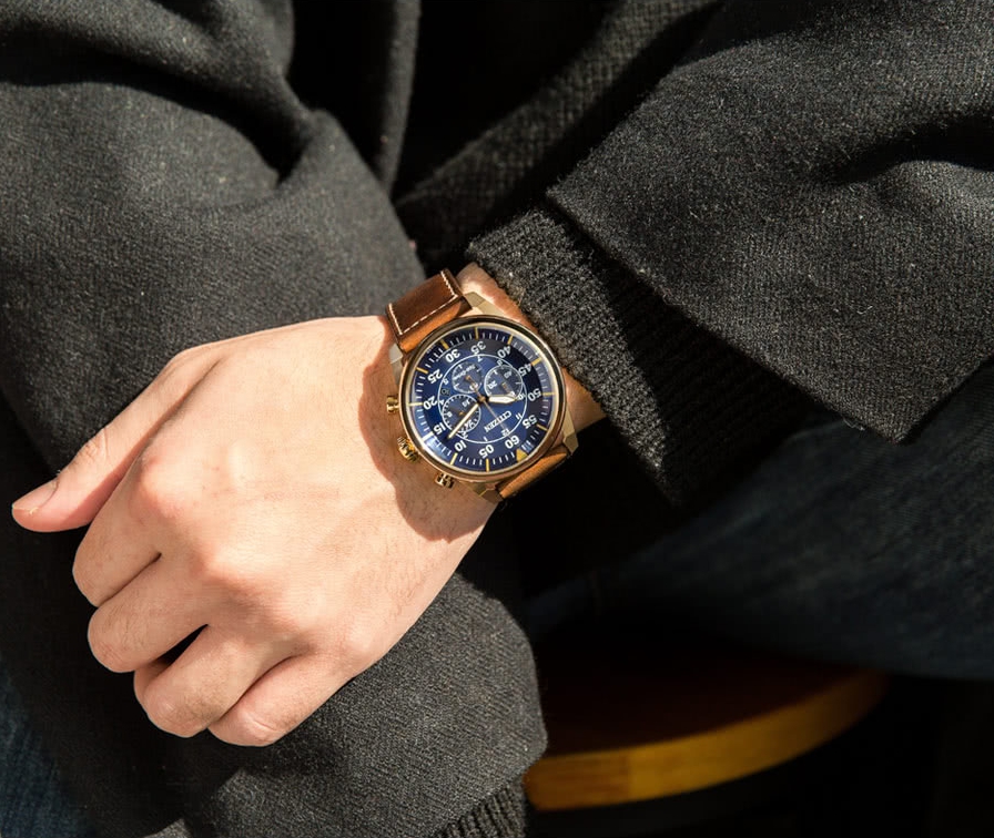 Citizen CA4213-26L นาฬิกาผู้ชาย Eco-Drive Chronograph Men's Watch