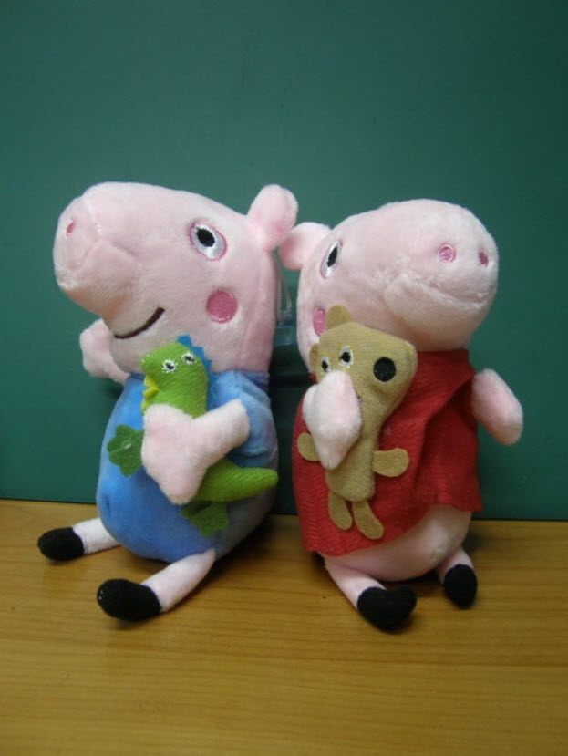 Peppa + George Pig ขนาด 7 นิ้ว รุ่นประหยัด