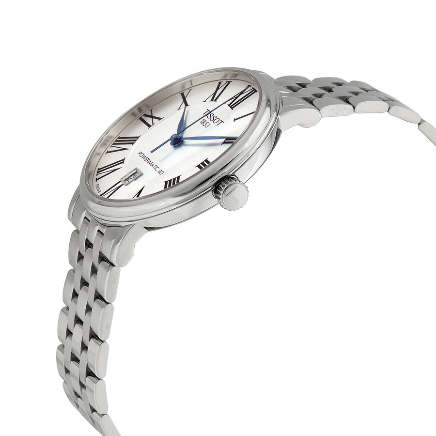 Tissot T122.407.11.033.00 นาฬิกาผู้ชาย Powermatic 80 Men's Watch